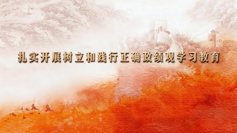 扎实开展树立和践行正确政绩观学...